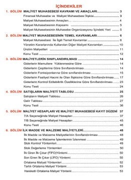 SMMM Staja Giriş Sınavına Hazırlık Maliyet Muhasebesi Konu Anlatımlı Kitap