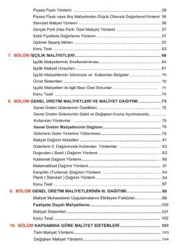 SMMM Staja Giriş Sınavına Hazırlık Maliyet Muhasebesi Konu Anlatımlı Kitap