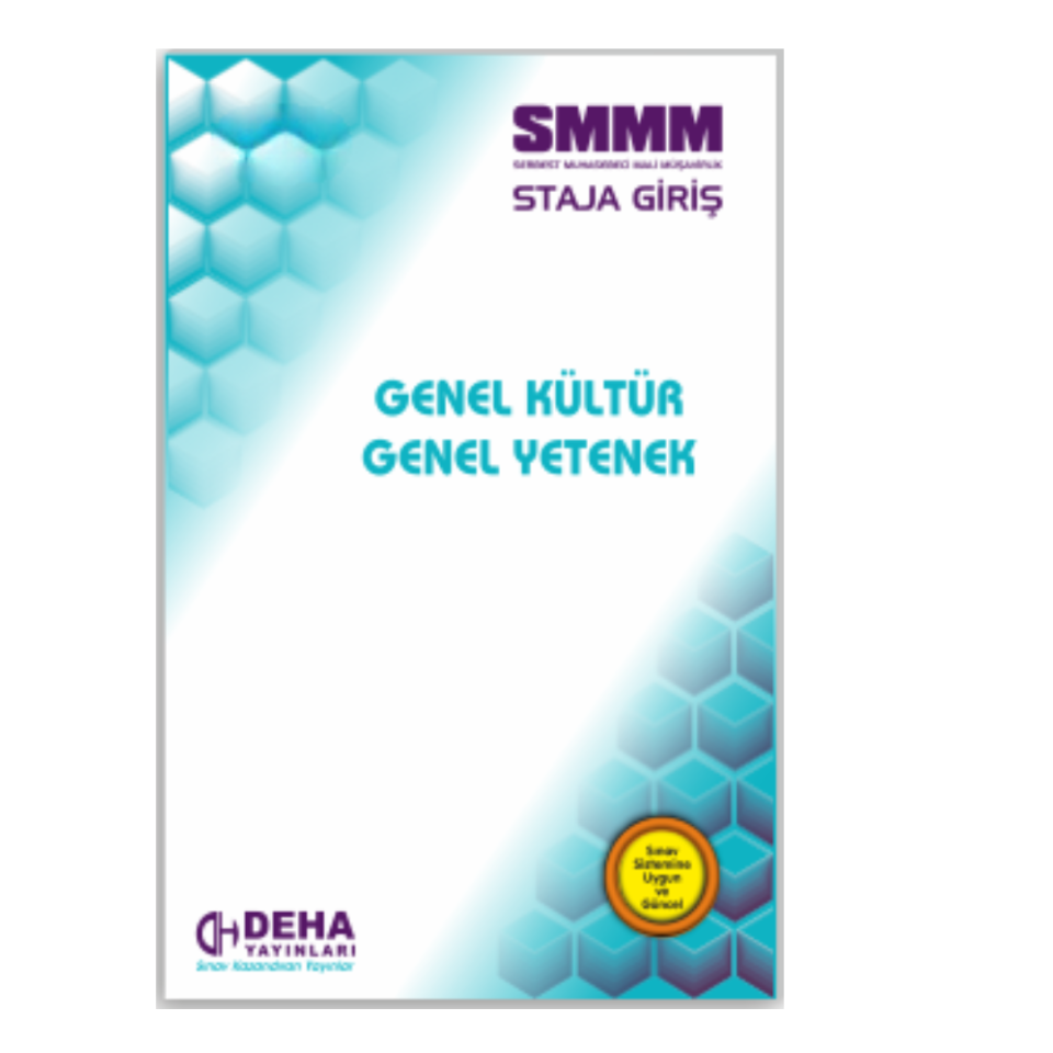 SMMM Staja Giriş Sınavına Hazırlık Genel Kültür ve Genel Yetenek Konu Anlatımlı Kitap