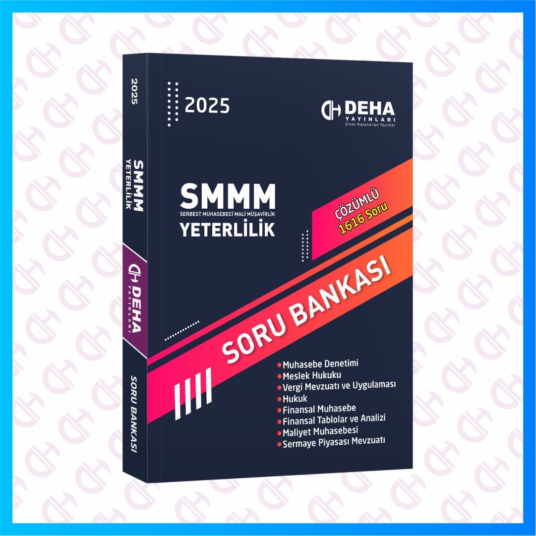 SMMM Yeterlilik Sınavına Hazırlık 1616 Çözümlü Soru Bankası Kitabı