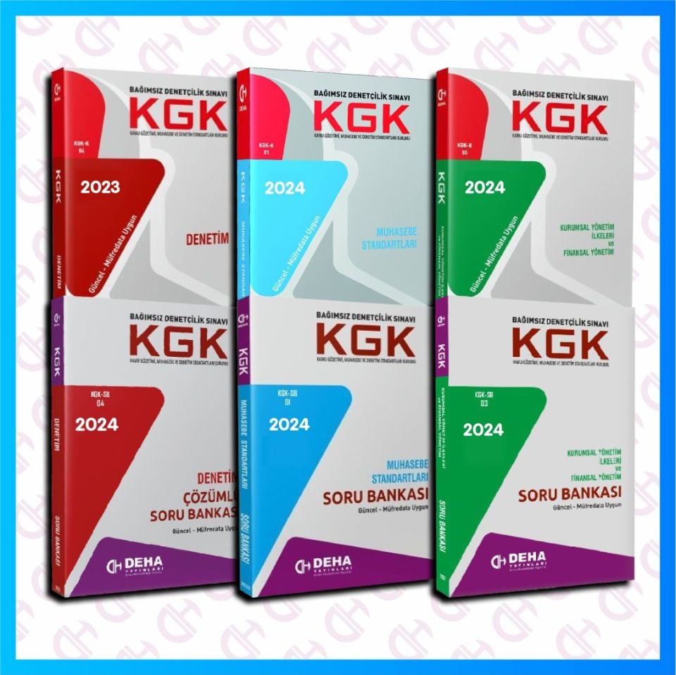 KGK Bağımsız Denetçi Sınavlarına Hazırlık Konu Anlatımlı Kitaplar ve Soru Bankaları Seti