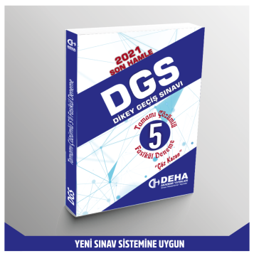 DGS Tamamı Çözümlü 5 Fasikül Deneme Kitabı