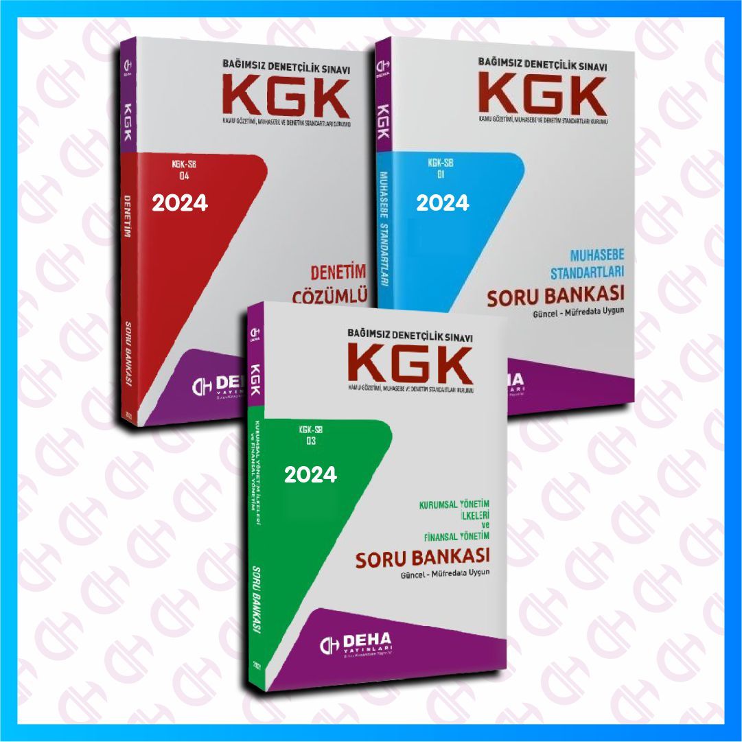 KGK Bağımsız Denetçi Sınavlarına Hazırlık Soru Bankası Kitap Seti