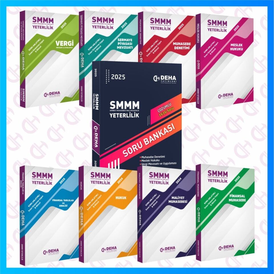 SMMM Yeterlilik Sınavına Hazırlık Konu Anlatımlı Kitaplar ve Soru Bankası Kitap Seti