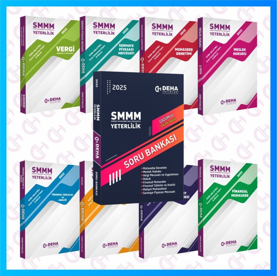 SMMM Yeterlilik Sınavına Hazırlık Konu Anlatımlı Kitaplar ve Soru Bankası Kitap Seti