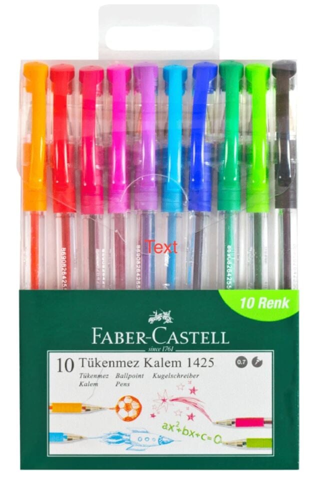 Faber Castel 1425 Tükenmez Ailesi 10'lu Poşet