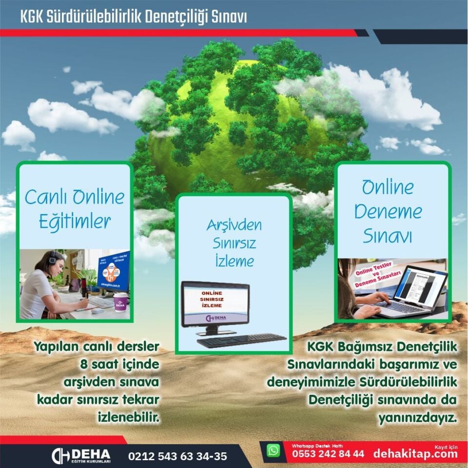 KGK Sürdürülebilirlik Denetçiliği Sınavı Başlama Tarihi: 13 Mayıs 2025