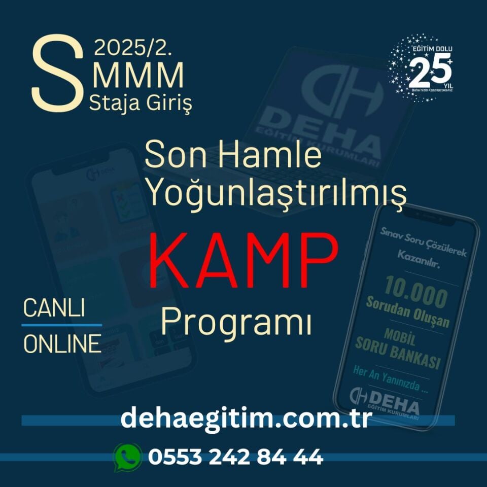 2025/2. Dönem SMMM SGS KAMP PROGRAMI