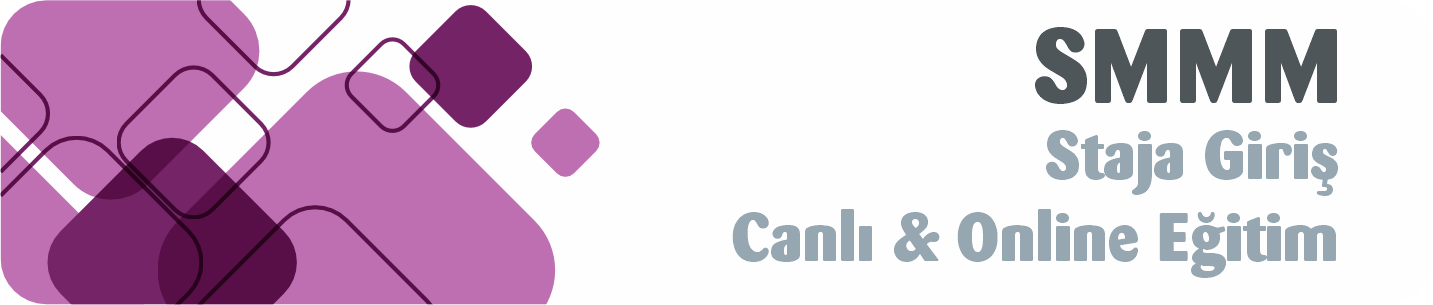 SMMM Staja Giriş Canlı & Online Eğitim